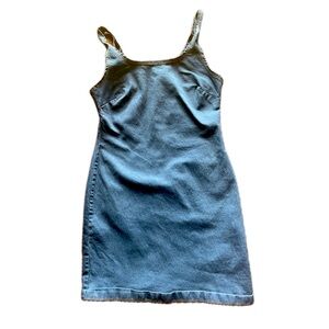 Derek heart jean mini dress